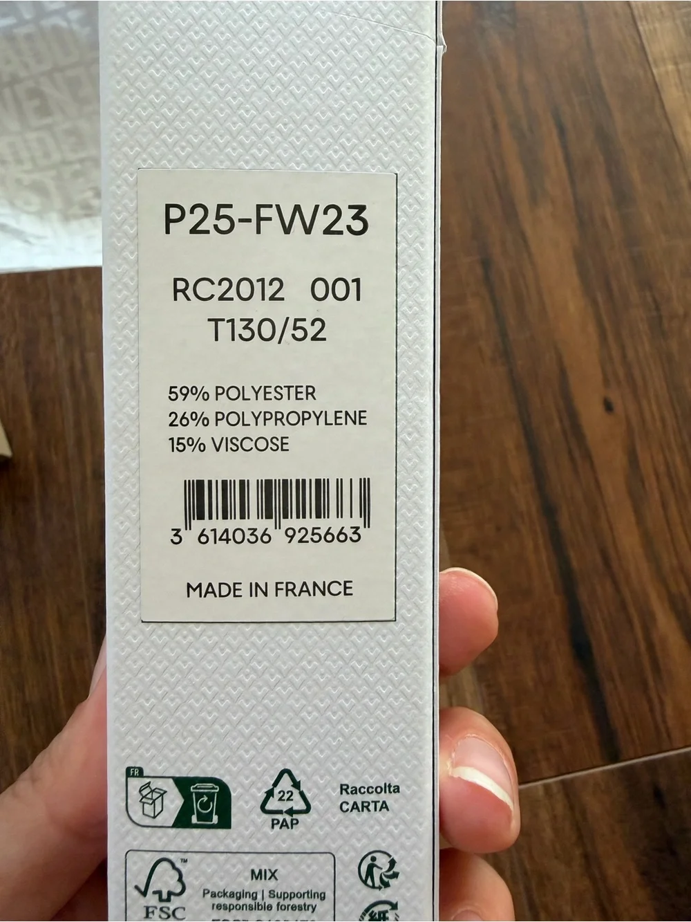 Lacoste white belt with green crocodile logo